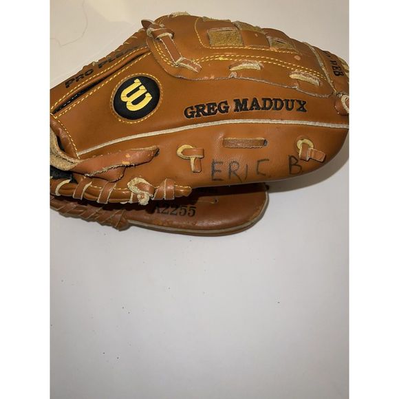 Wilson Pro Pleat Ball Glove HBV A2255 greg maddox 10” Pattern Advisory Staff - Picture 7 of 7